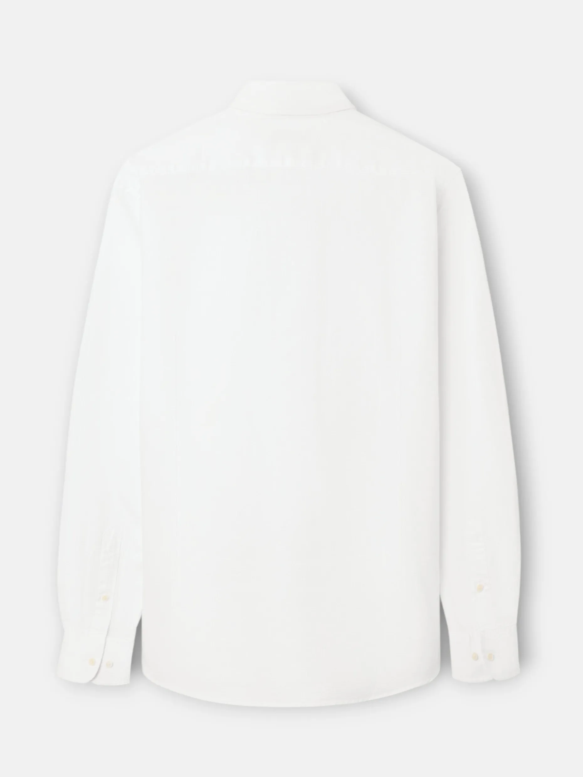 Camisa sport estructura espiga blanco