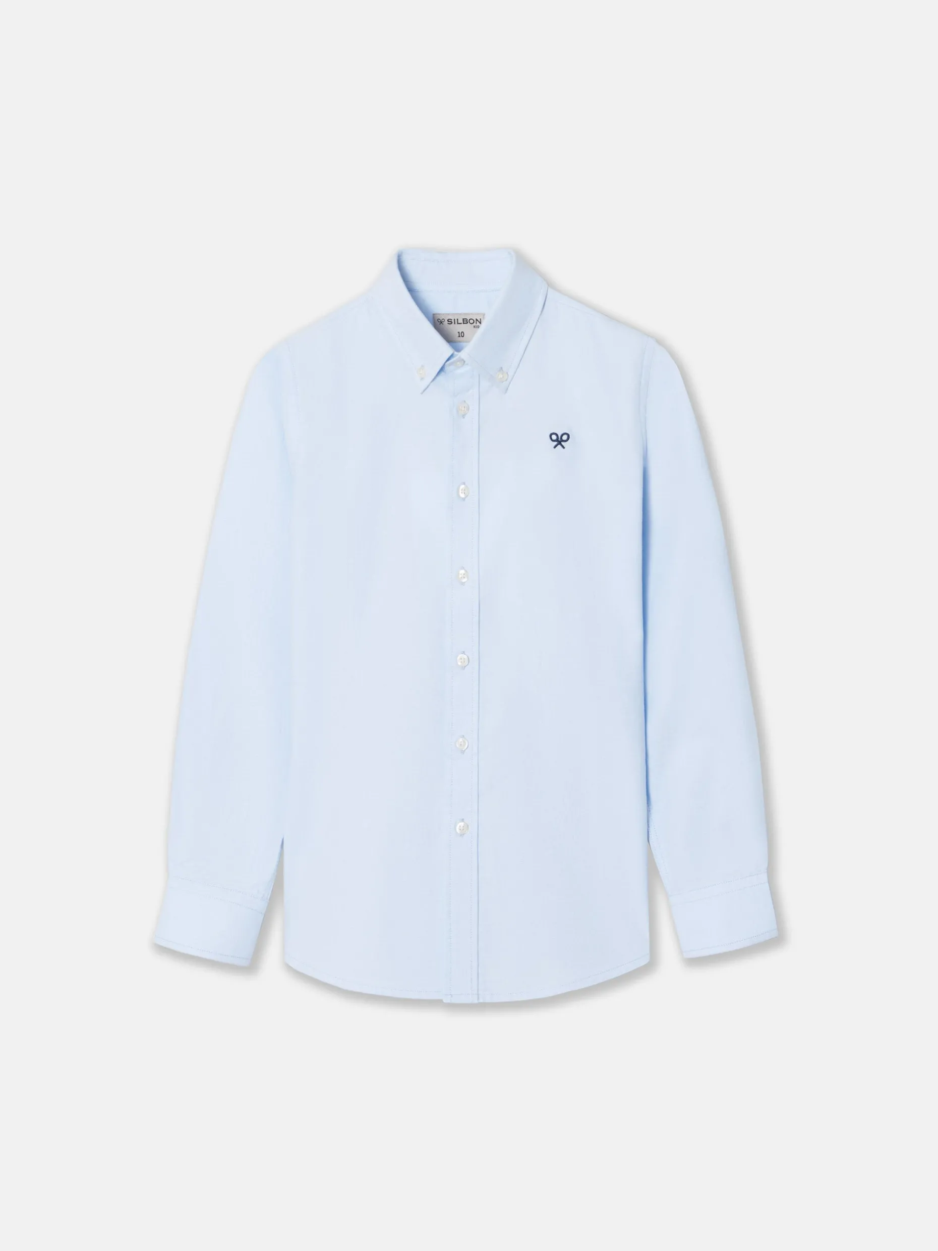 Camisa sport kids clasica oxford celeste
