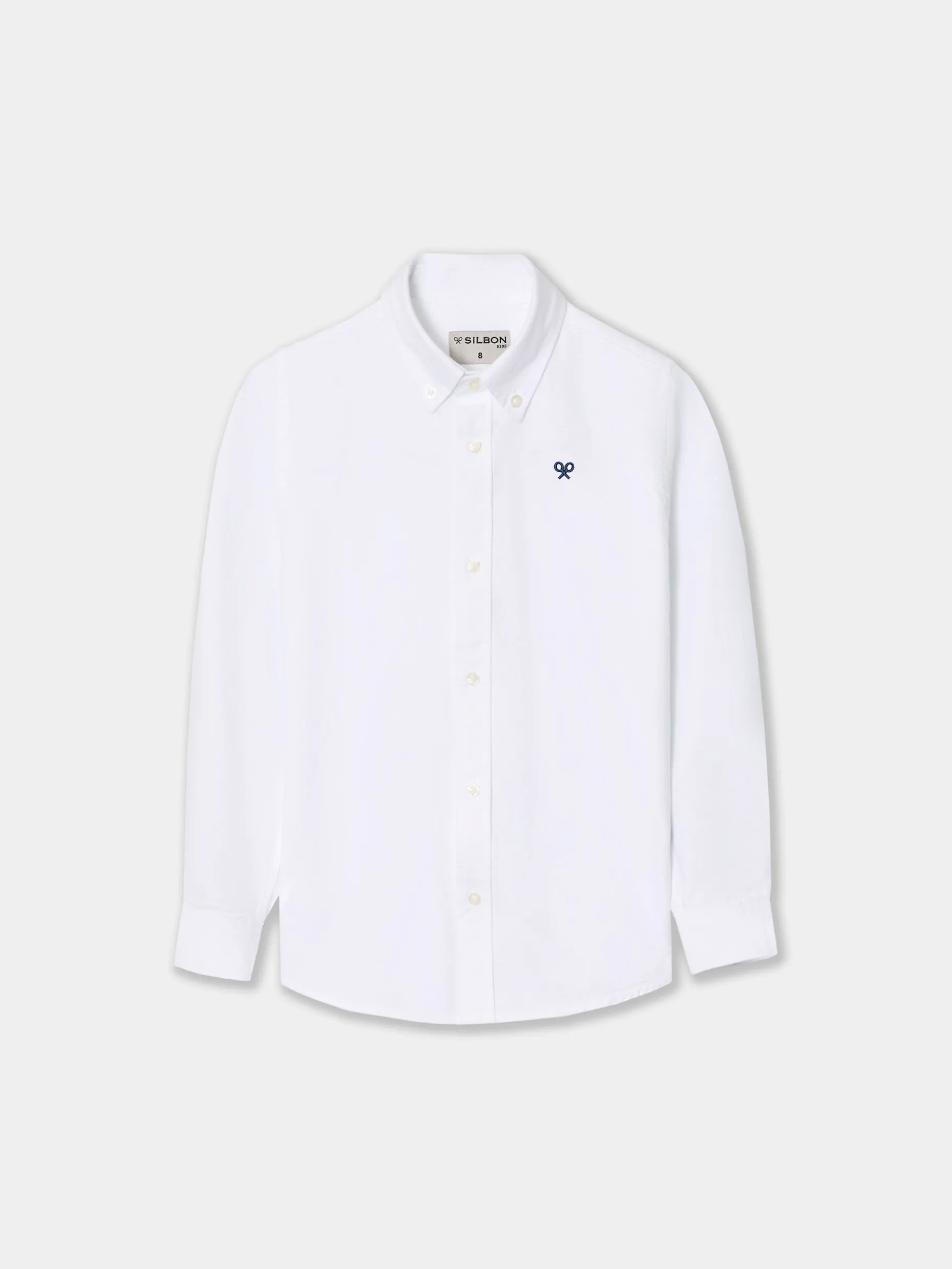 Camisa sport kids clasica oxford blanca