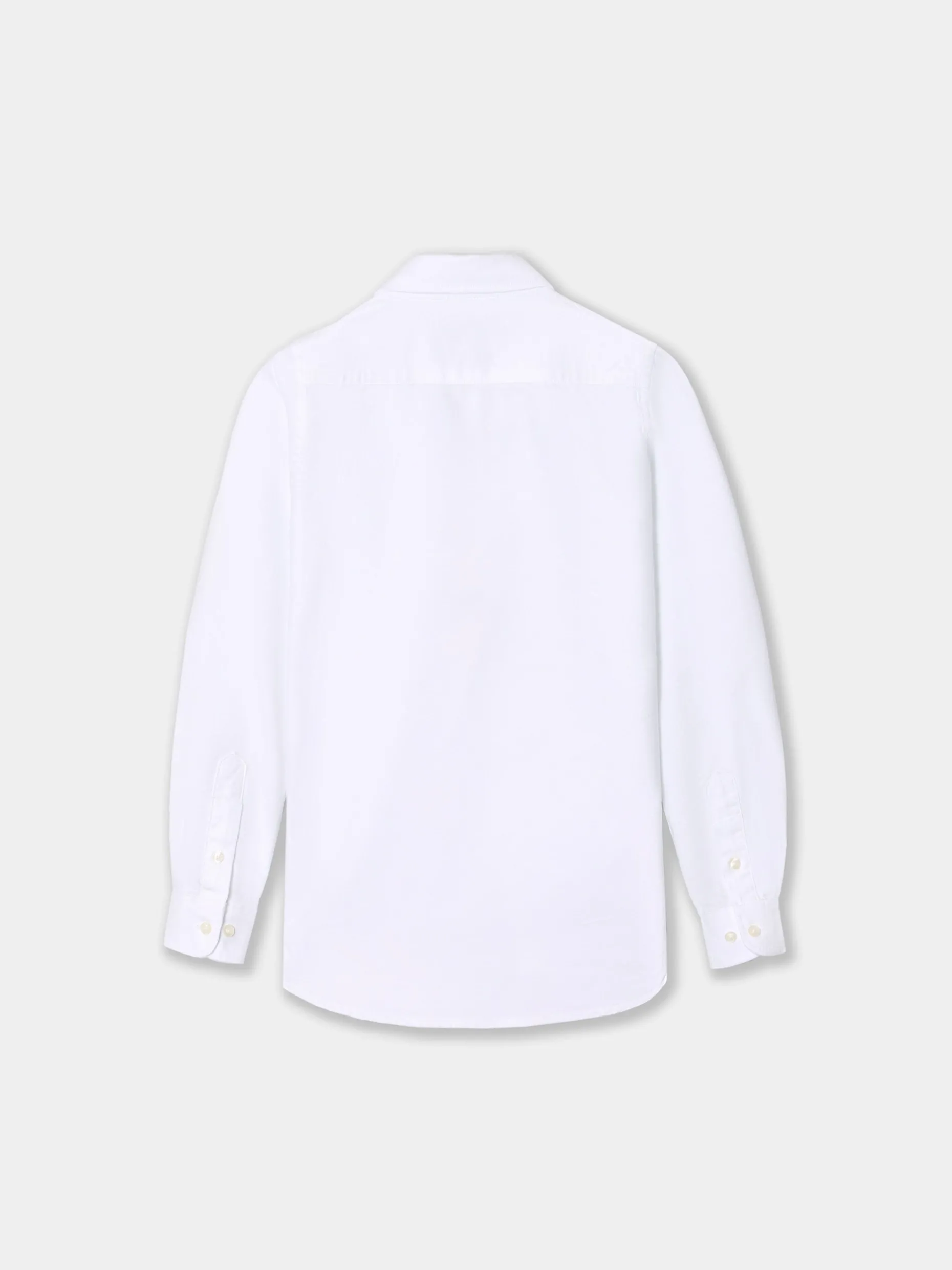 Camisa sport kids clasica oxford blanca