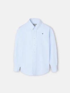 Camisa sport kids oxford raya celeste
