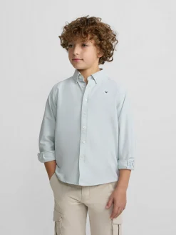 Camisa sport kids oxford raqueta verde