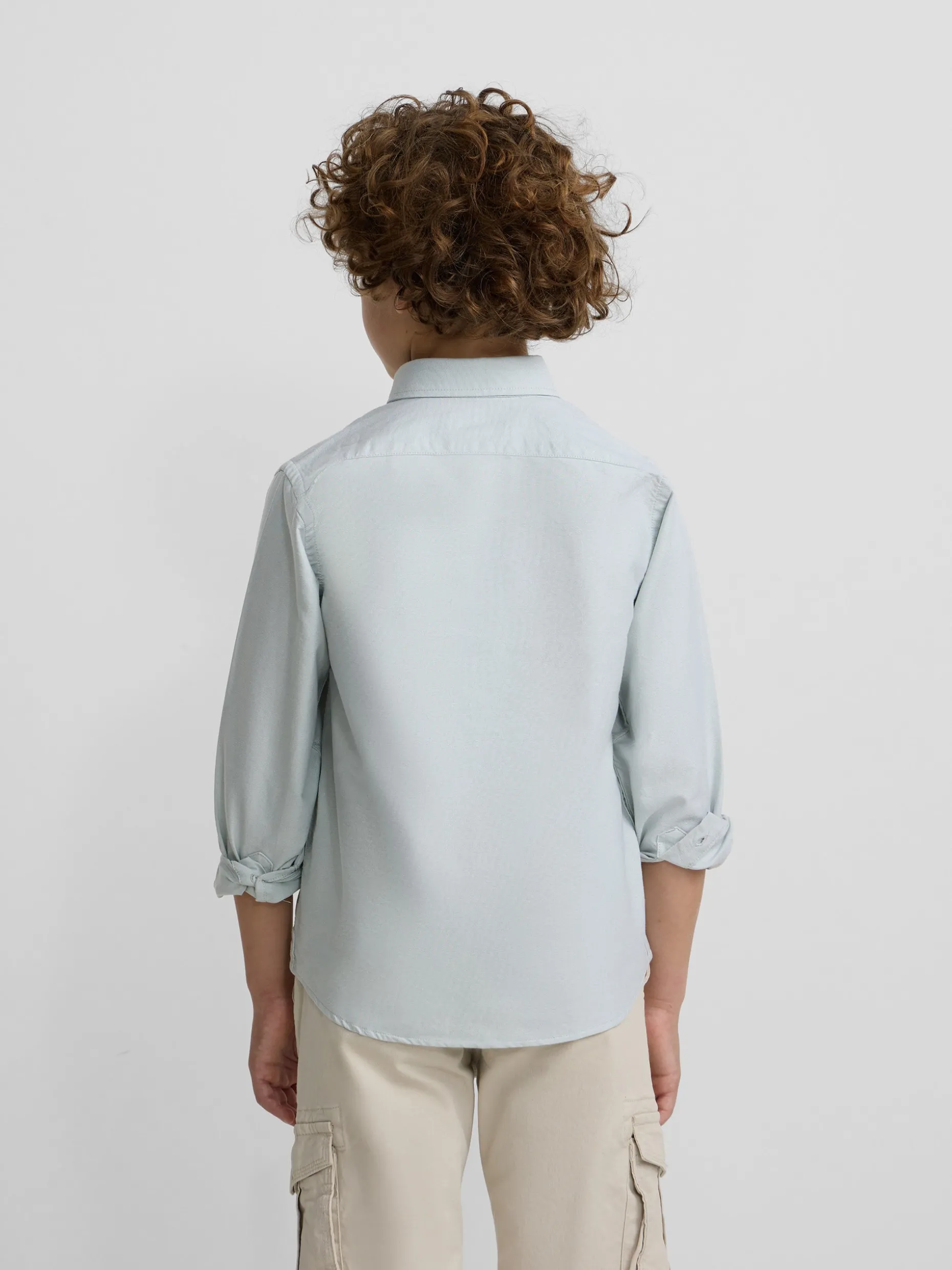Camisa sport kids oxford raqueta verde