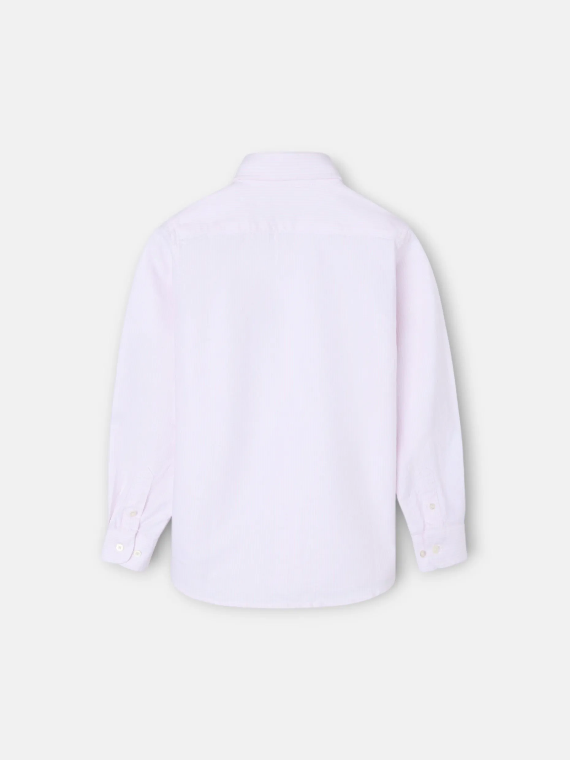 Camisa sport kids oxford raqueta rayas rosa