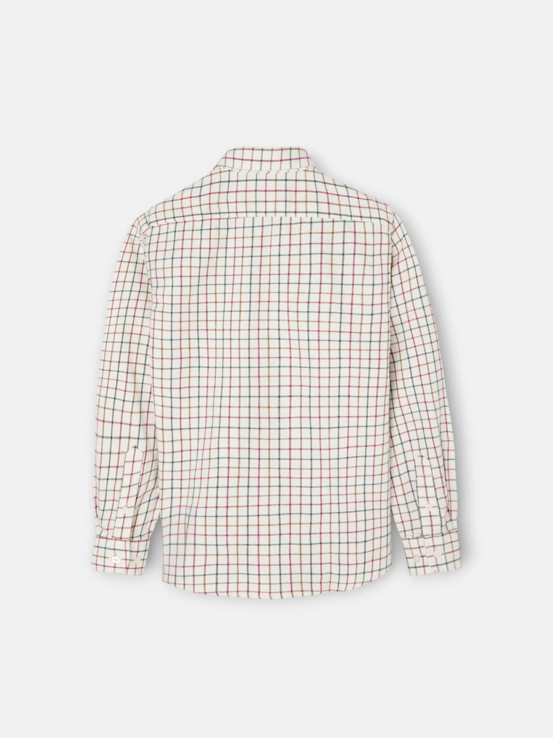 Camisa sport kids warm cuadro grande tricolor