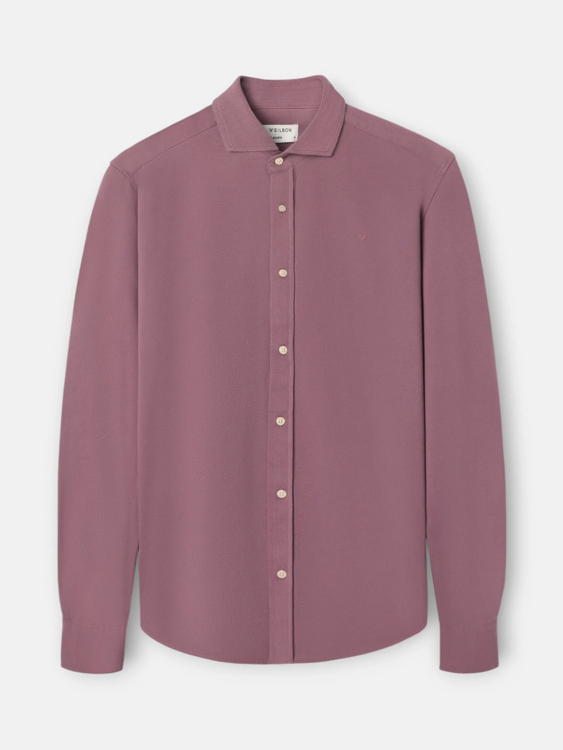 Camisa sport micropique comfort burdeos