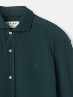 Camisa sport micropique comfort verde