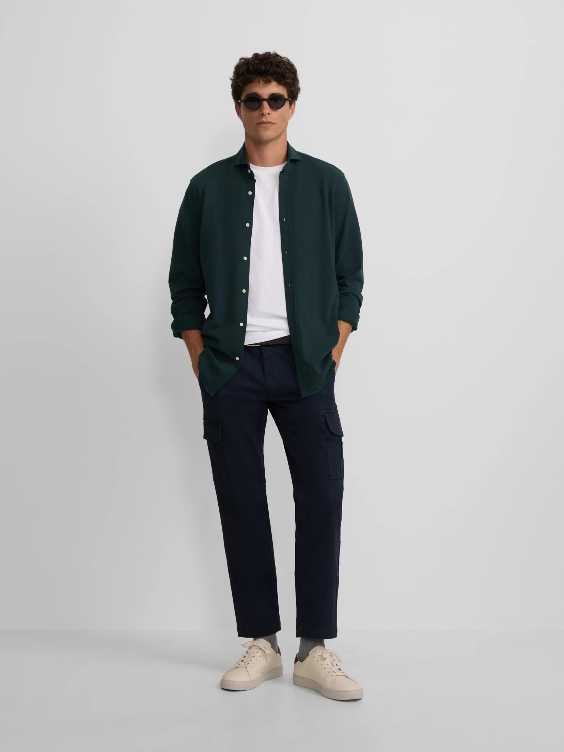 Camisa sport micropique comfort verde