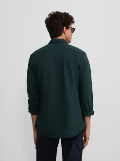 Camisa sport micropique comfort verde