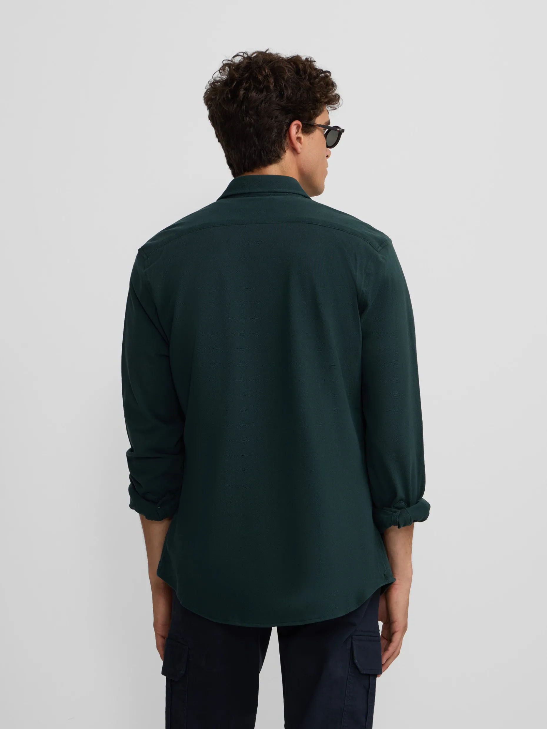 Camisa sport micropique comfort verde