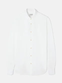 Camisa sport miniestructura blanca