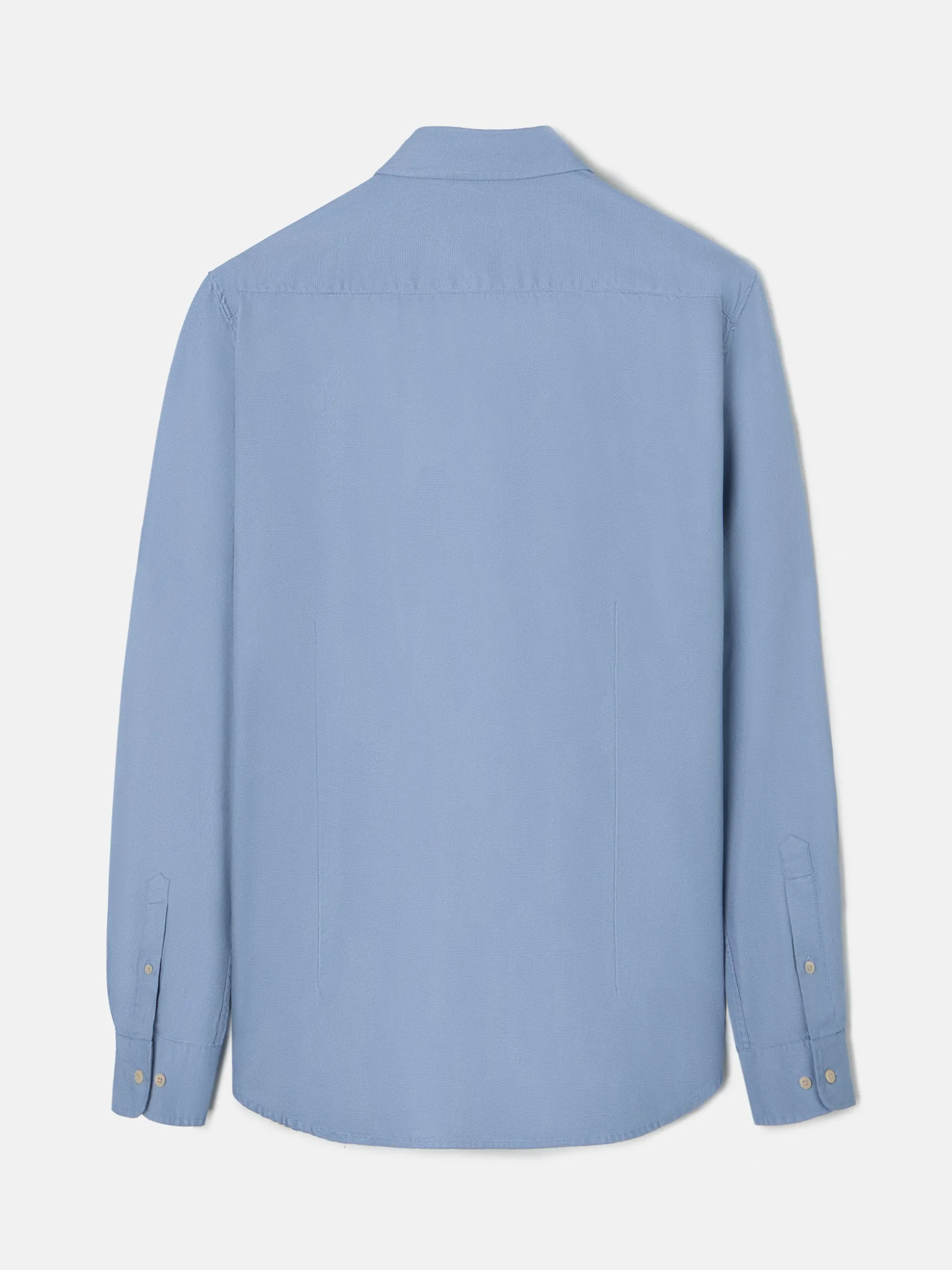 Camisa sport miniestructura azul