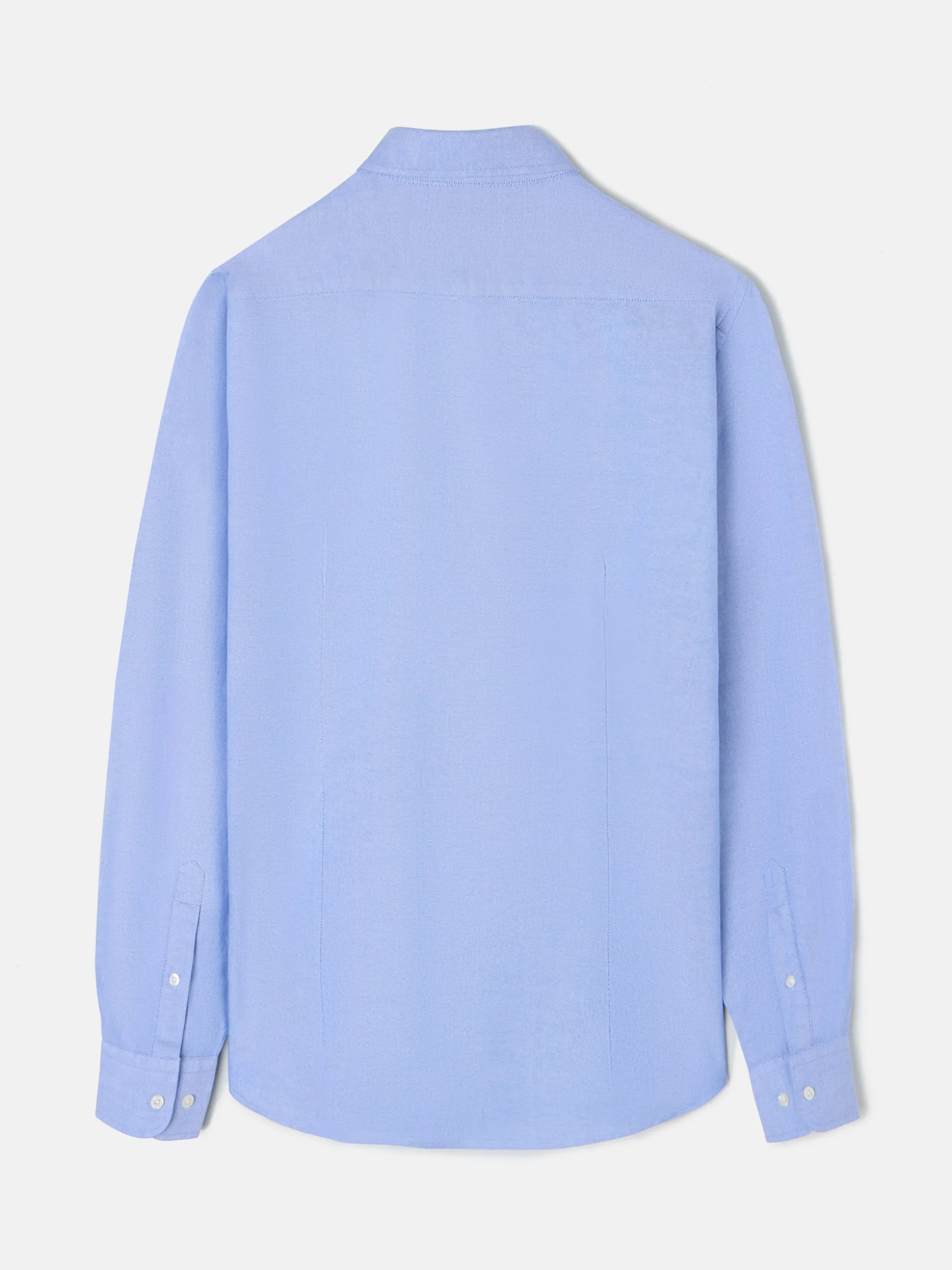 Camisa sport oxford azul medio