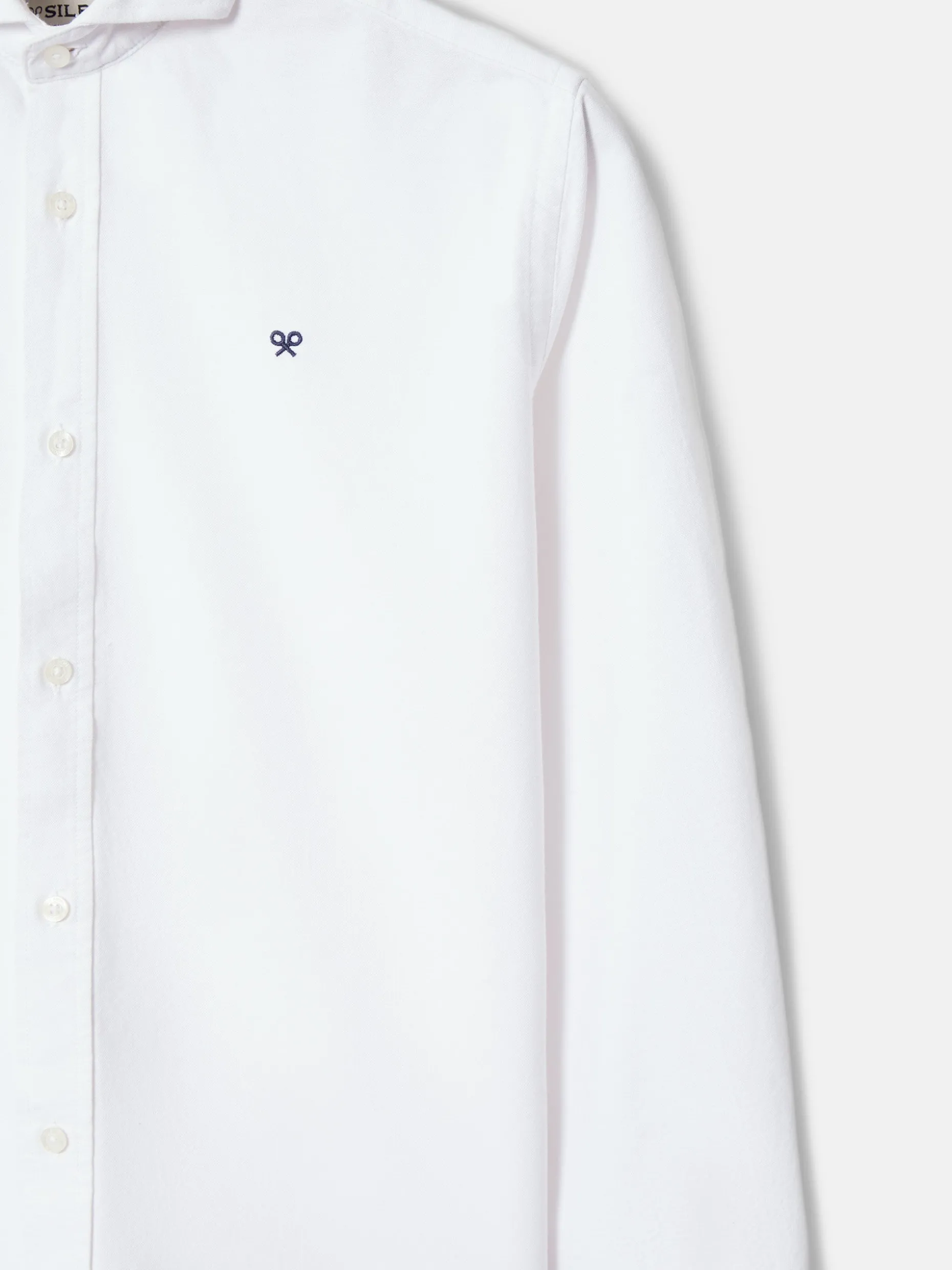 Camisa sport oxford cutaway blanca