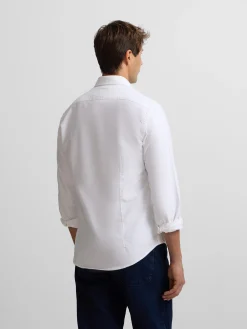 Camisa sport oxford cutaway blanca