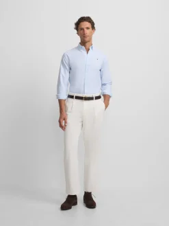 Camisa sport oxford gris