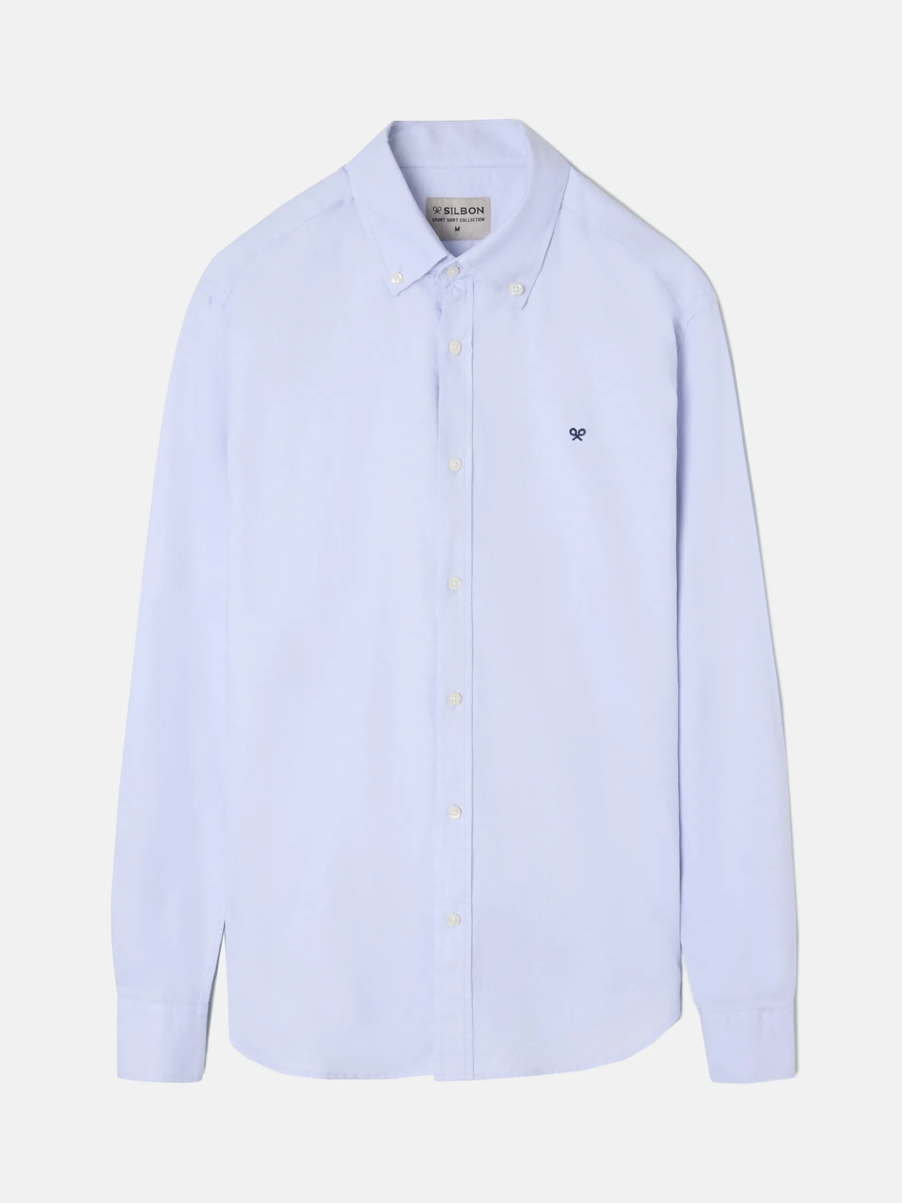 Camisa sport oxford gris