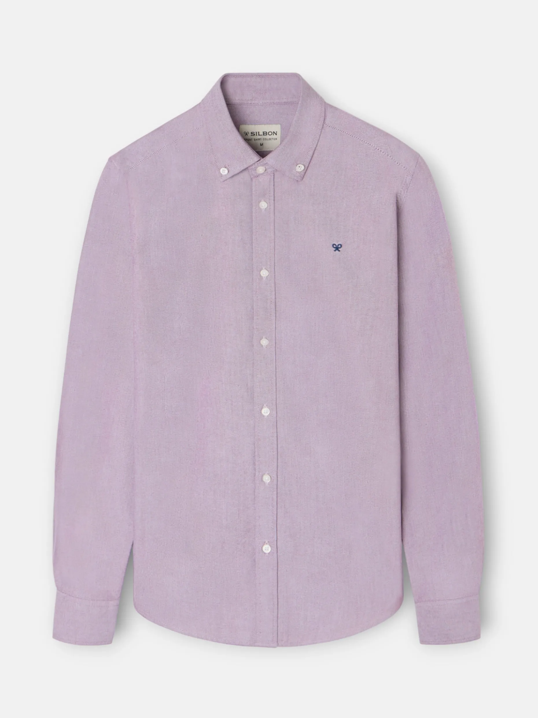 Camisa sport oxford raqueta burdeos