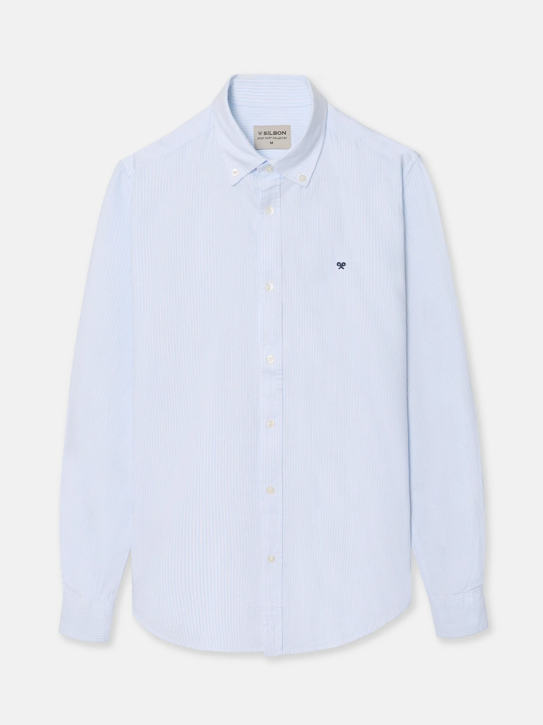 Camisa sport oxford raya celeste