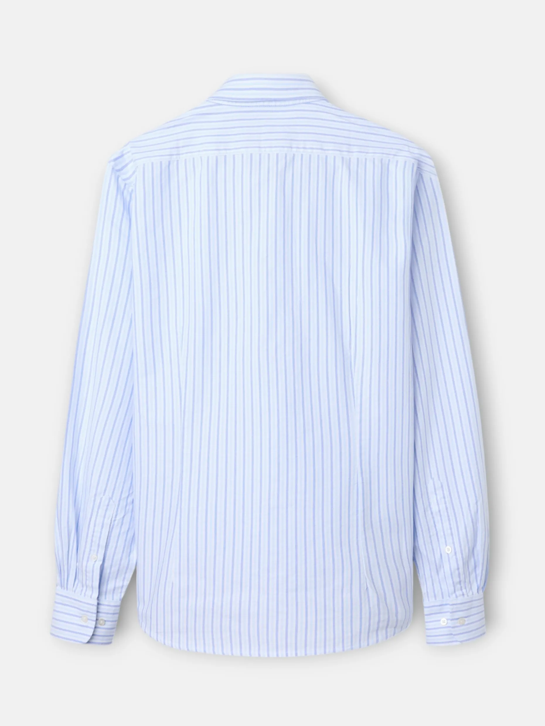 Camisa sport oxford rayas azul navy