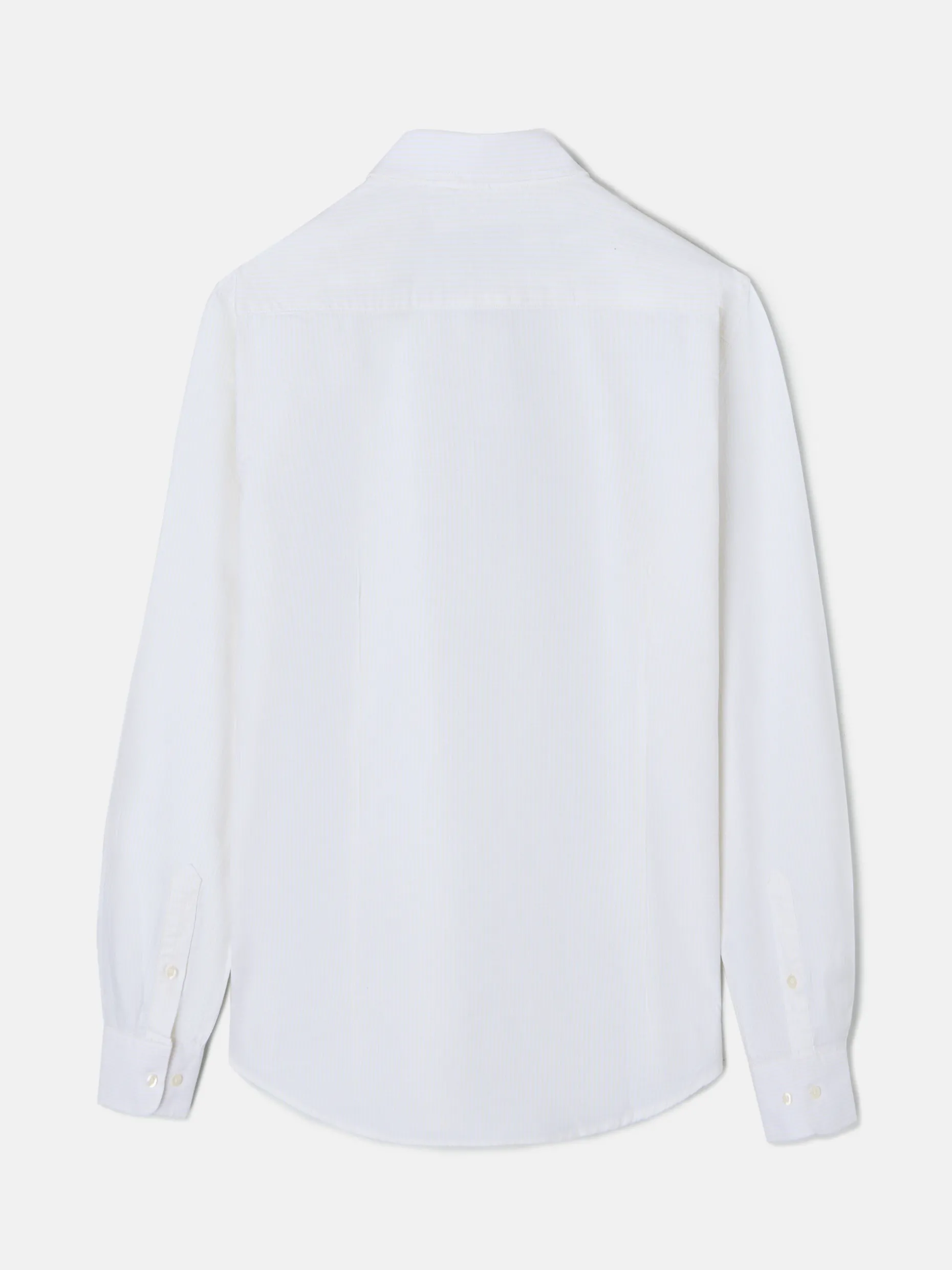 Camisa sport oxford rayas amarilla