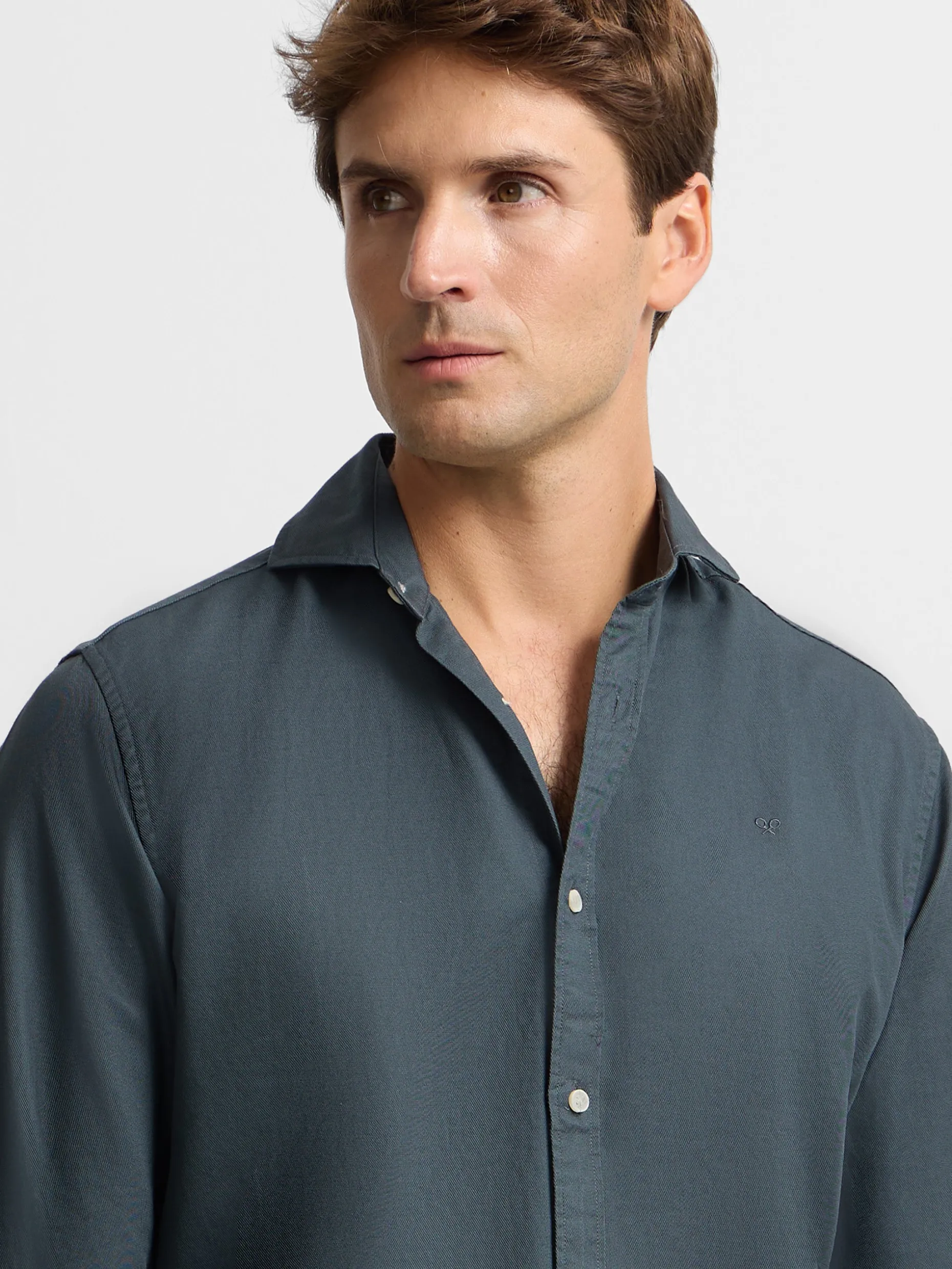 Camisa sport raqueta estructura navy