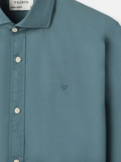 Camisa sport raqueta estructura petroleo