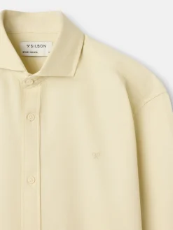 Camisa sport raqueta estructura amarillo