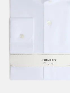 Camisa vestir easy iron puño simple blanca