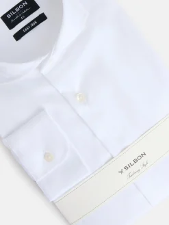 Camisa vestir easy iron puño simple blanca