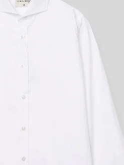 Camisa vestir kids puño simple blanca