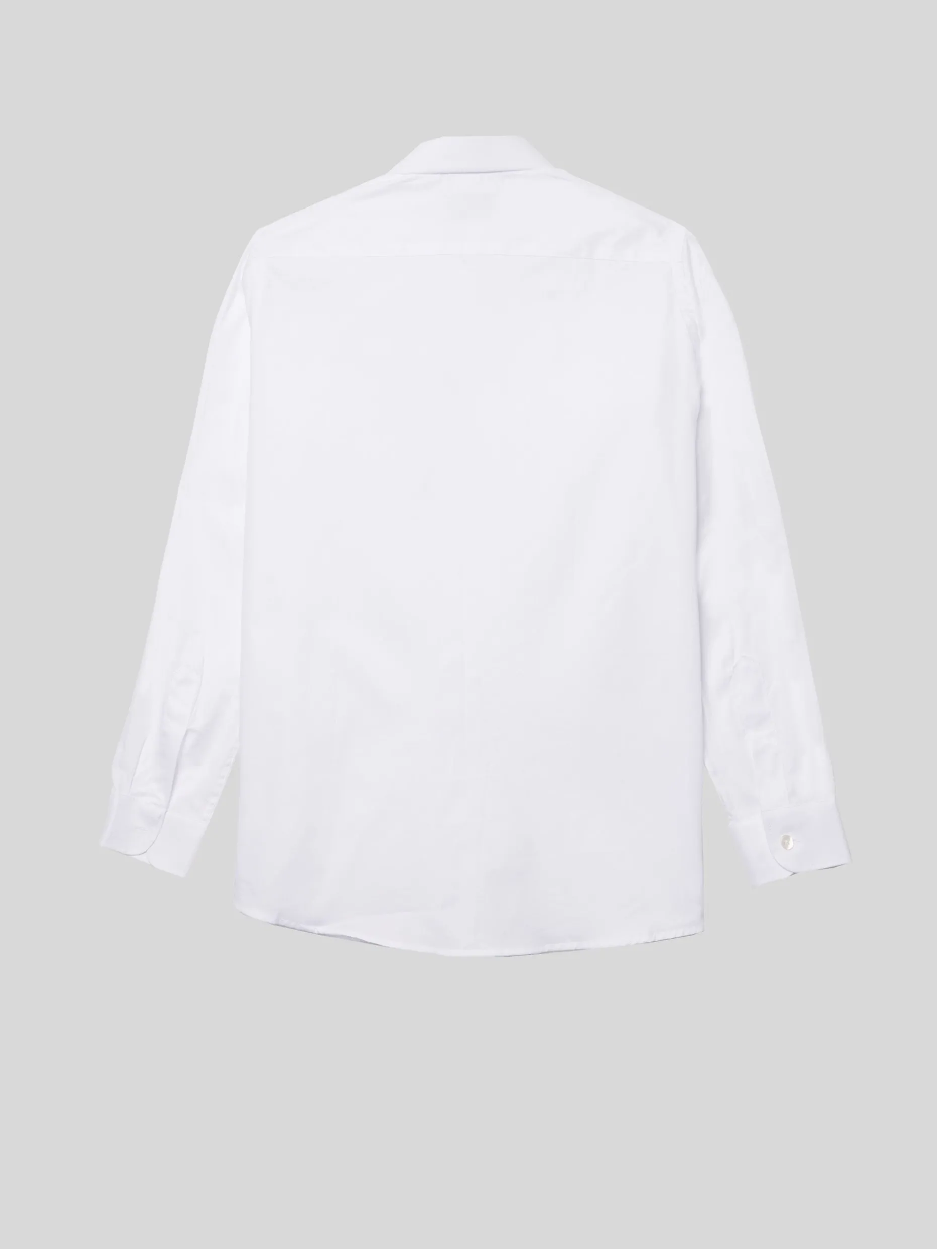 Camisa vestir kids puño simple blanca