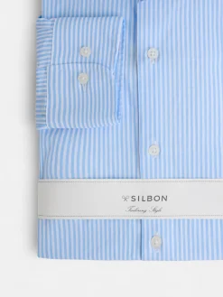 Camisa vestir rayas azules
