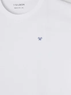 Camiseta circulo etnico multicolor blanca