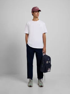 Camiseta circulo etnico multicolor blanca