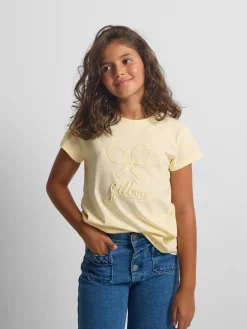 Camiseta girl clasica amarilla