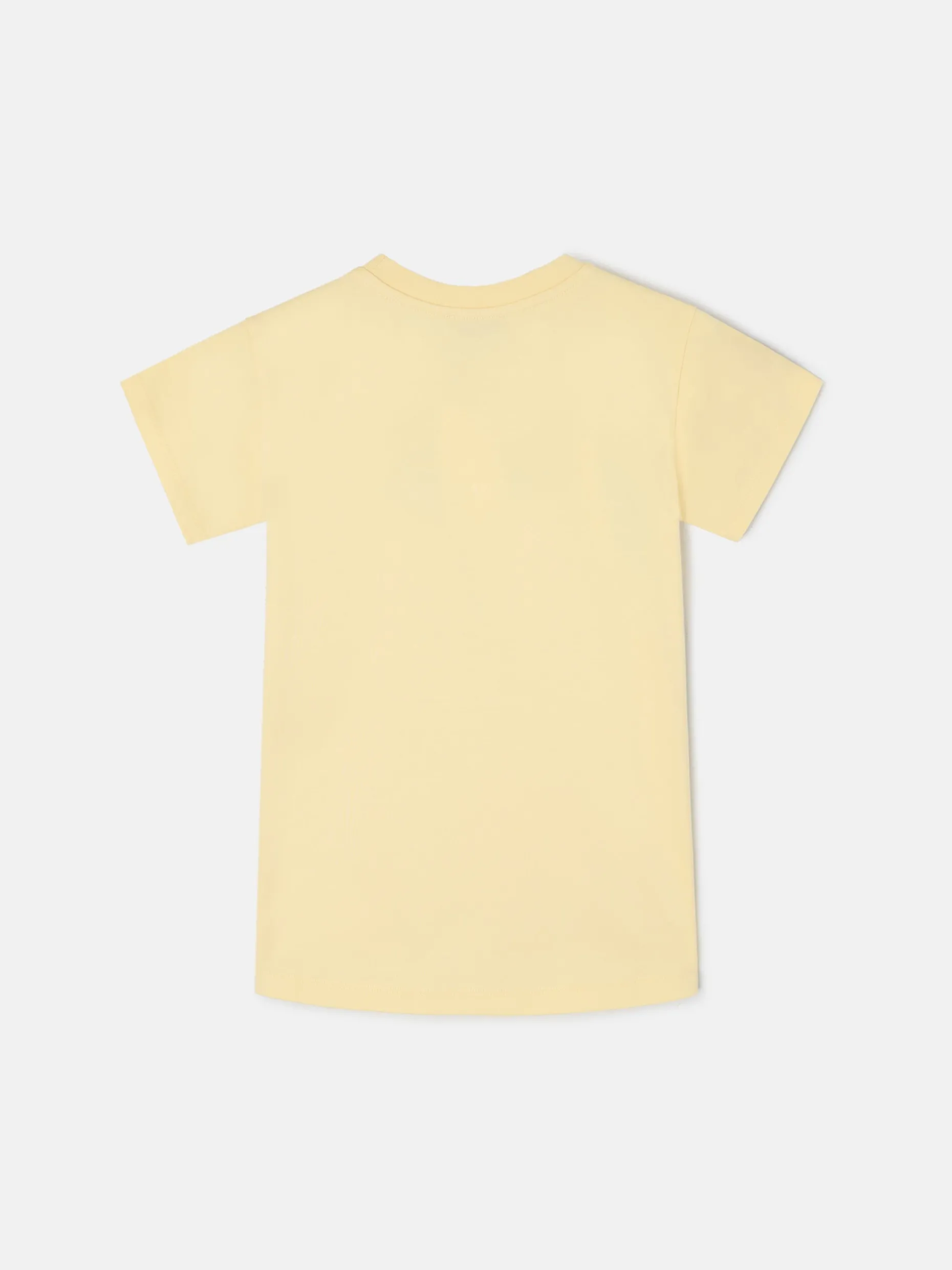 Camiseta girl silbon vibes amarilla