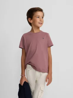Camiseta kids etnica burdeos