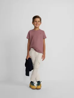 Camiseta kids etnica burdeos