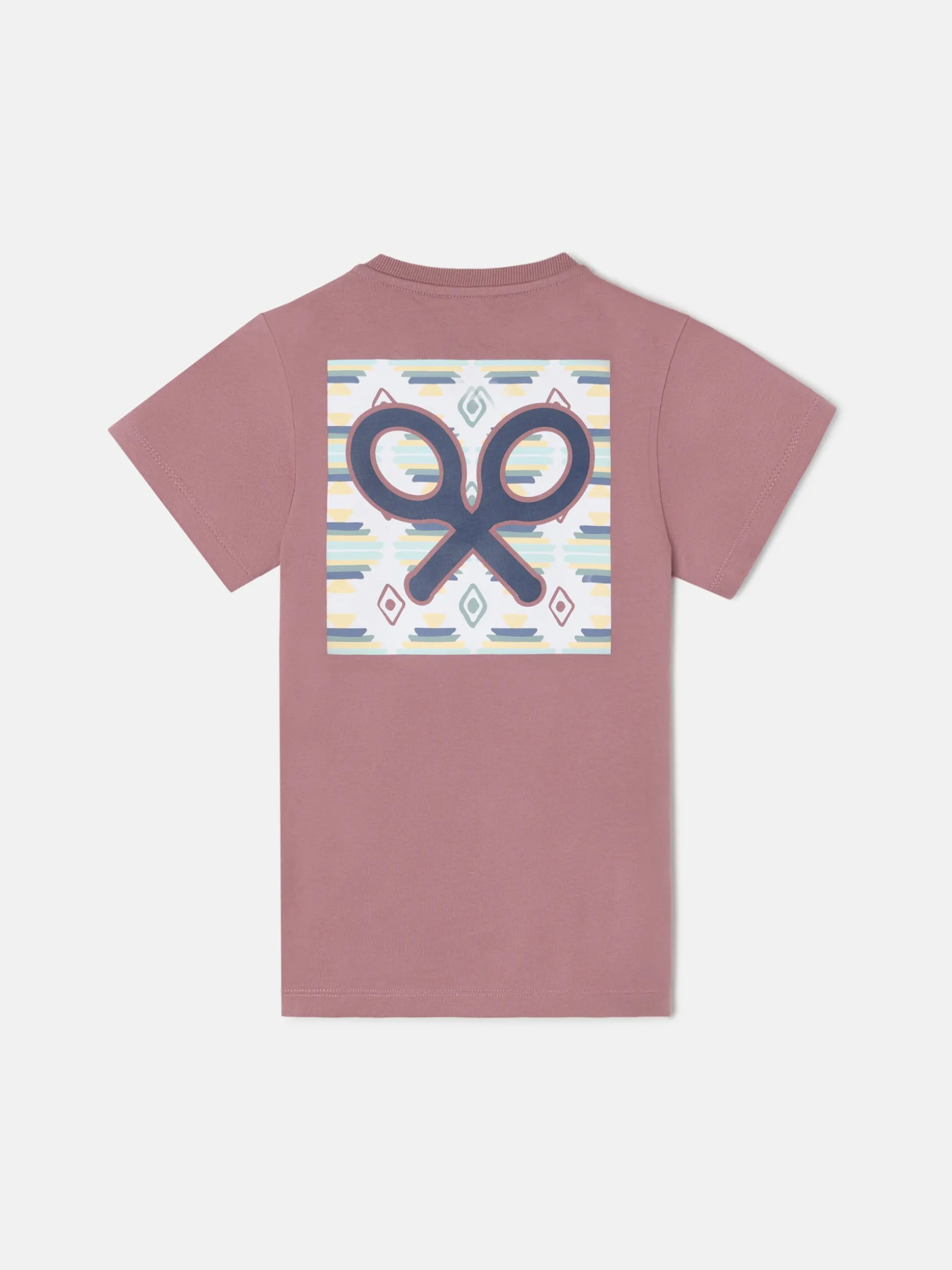 Camiseta kids etnica burdeos