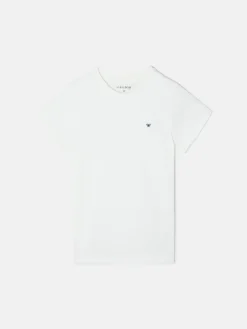Camiseta kids minilogo blanca