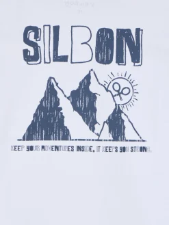 Camiseta kids mountain blanca
