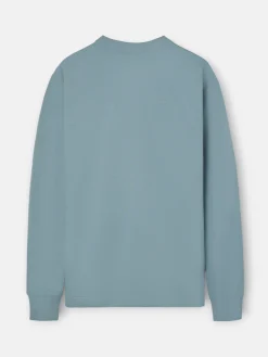 Camiseta manga larga bolsillo verde