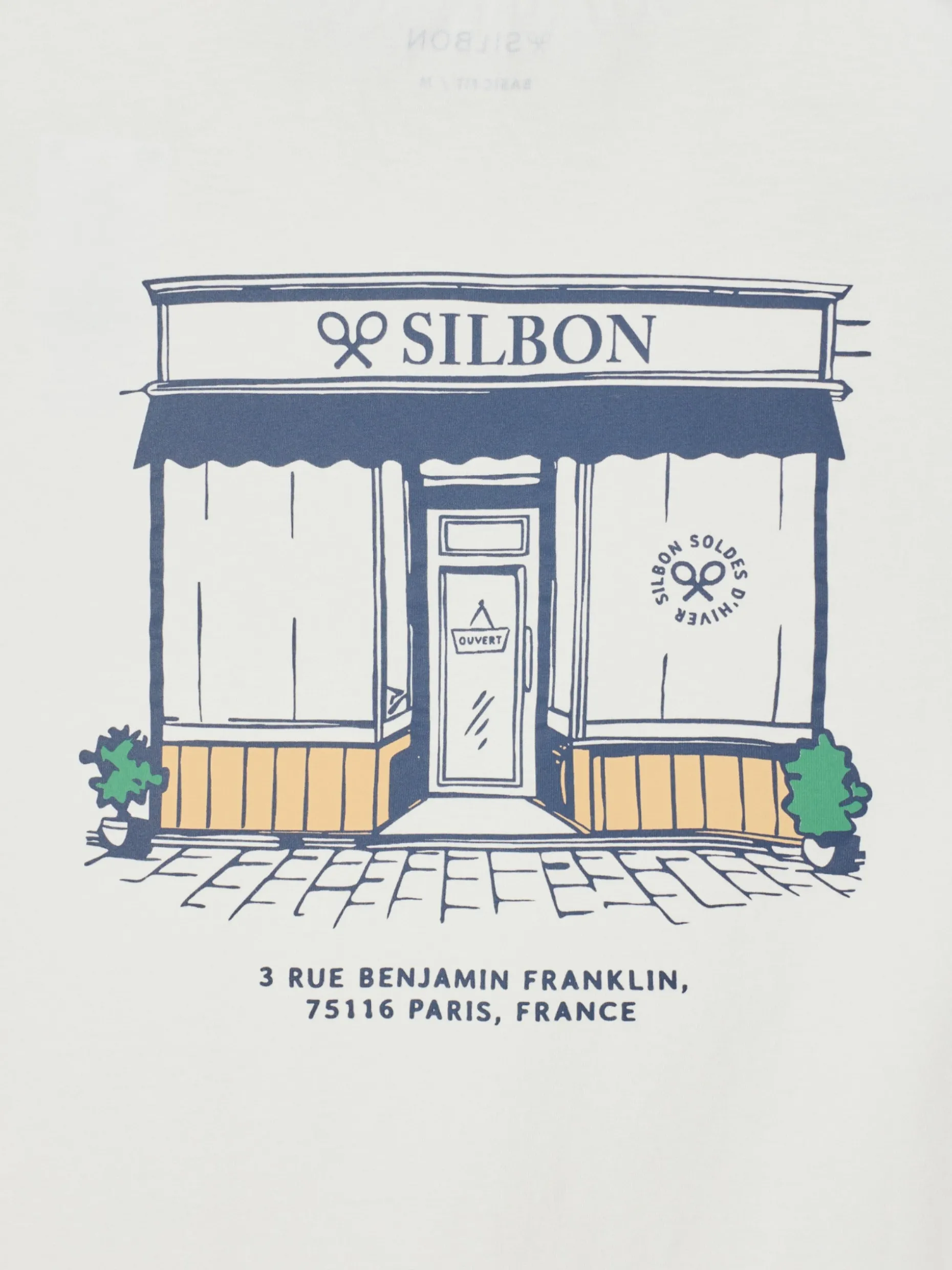 Camiseta paris flagship blanca