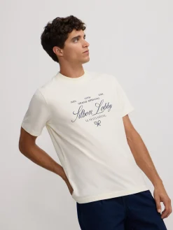 Camiseta petit hotel crema