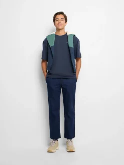 Camiseta relaxed fit collection marino