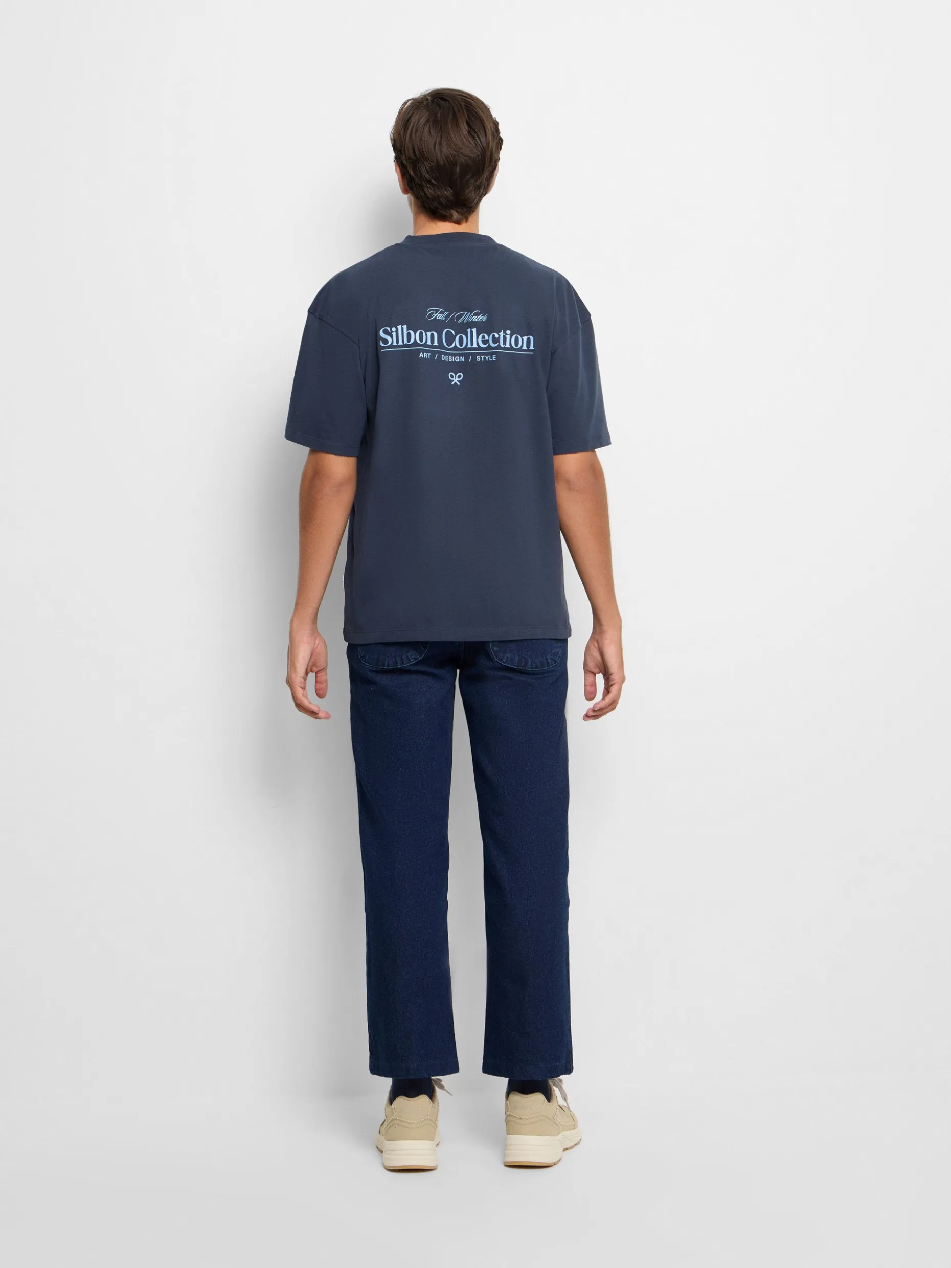 Camiseta relaxed fit collection marino