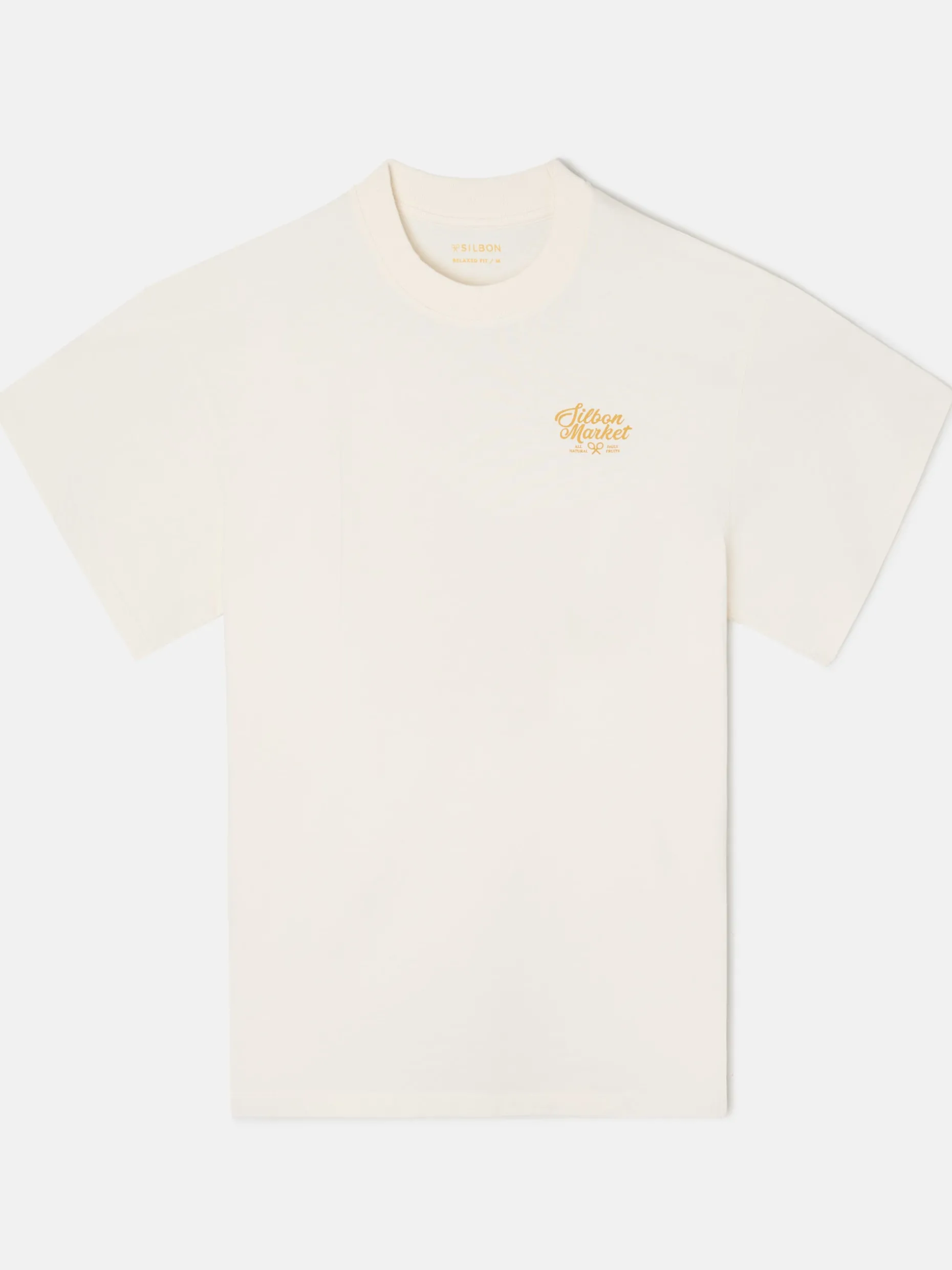 Camiseta relaxed fit market crema