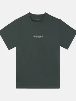 Camiseta relaxed fit museum verde