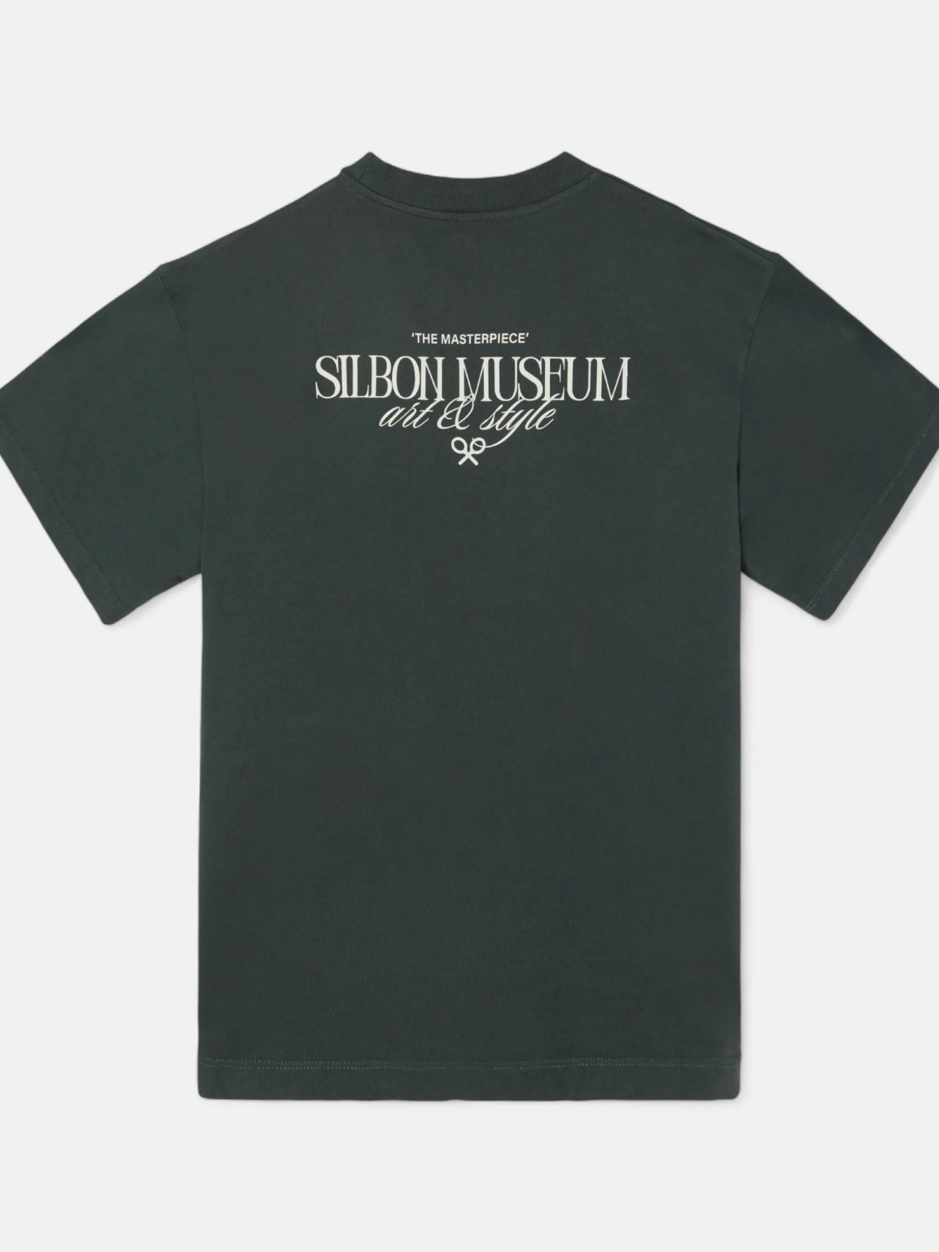 Camiseta relaxed fit museum verde